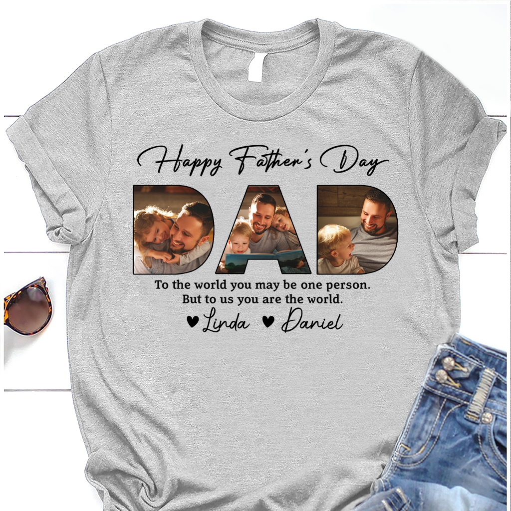 Happy Father's Day Dad - Personalized Father T-shirt And Hoodie