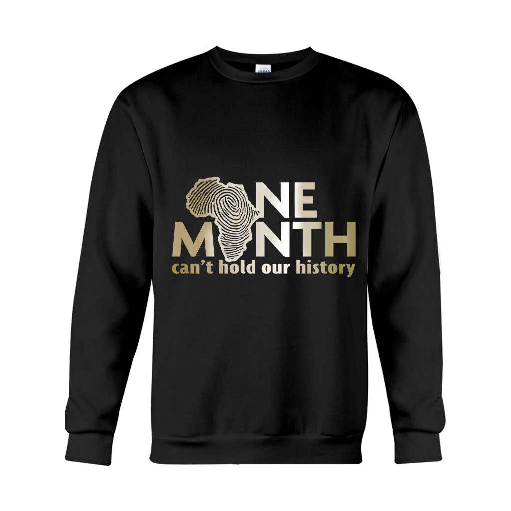 Un mois ne suffit pas à contenir notre histoire - T-shirt et sweat à capuche afro-américain