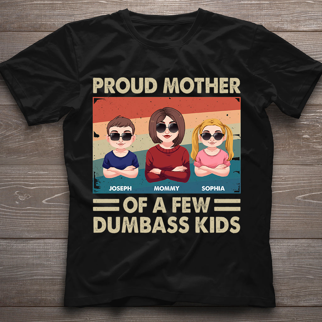 Proud Mother Of A Few Kids - Personalized Mother T-shirt And Hoodie