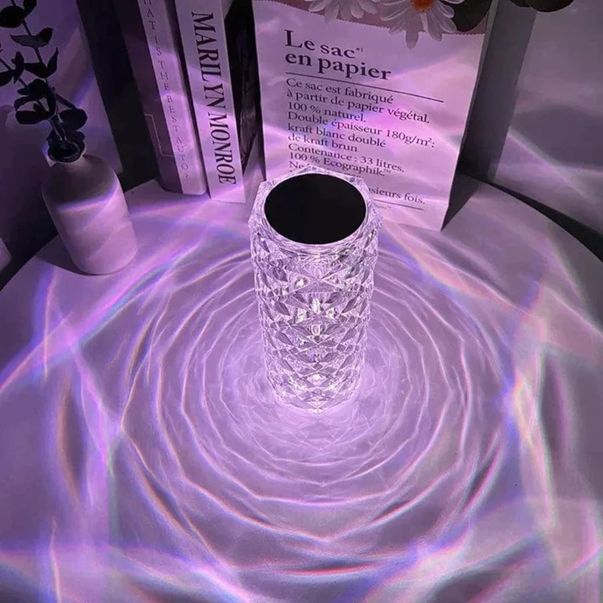 Lampe tactile Crystal Rose Diamond - Lampe tactile Crystal Rose Diamond