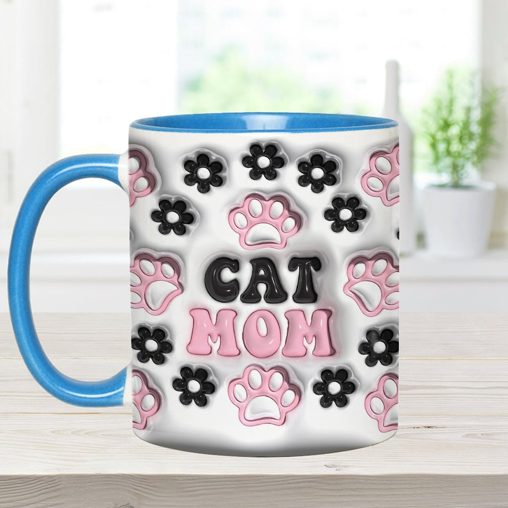 Maman de chien, maman de chat, papa de chien… - Mug personnalisé avec motif chien
