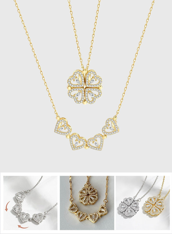 Collier trèfle à quatre feuilles - Collier trèfle à quatre feuilles