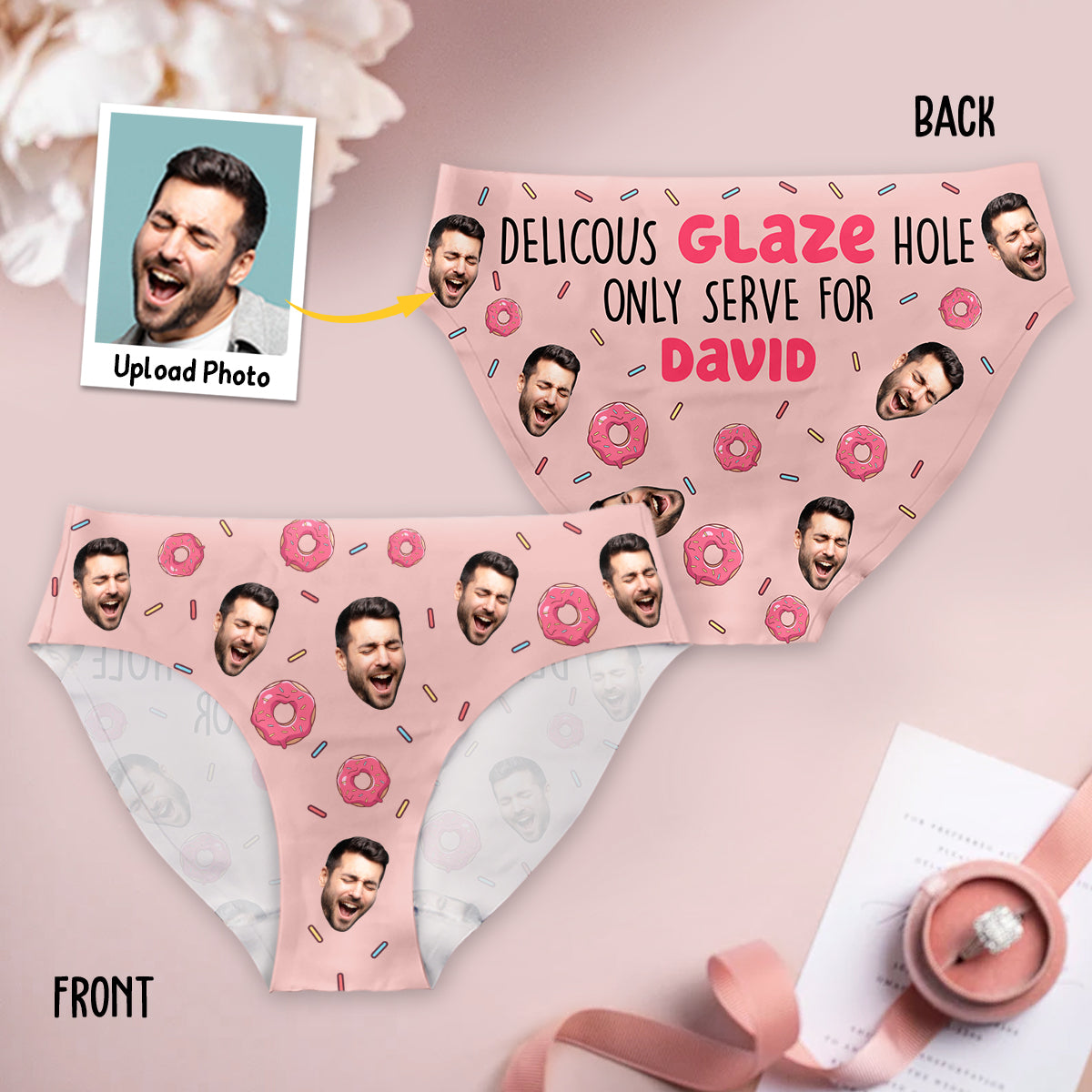 Only Serve For You - Personalized Couple Women's Briefs