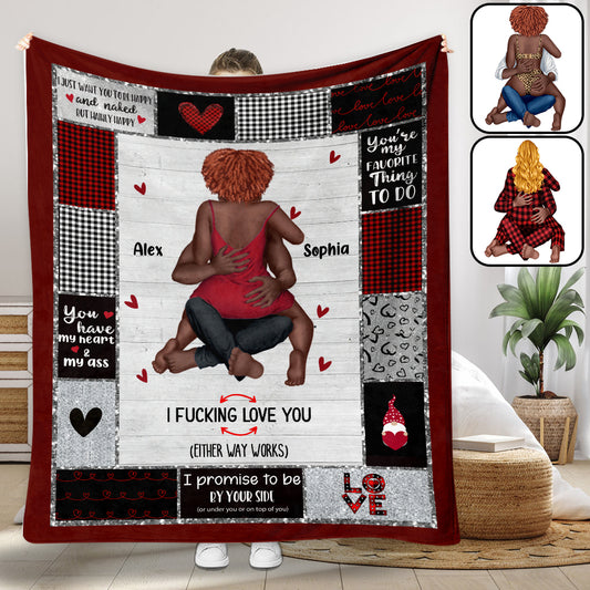 Je t'aime - Couverture afro-américaine personnalisée