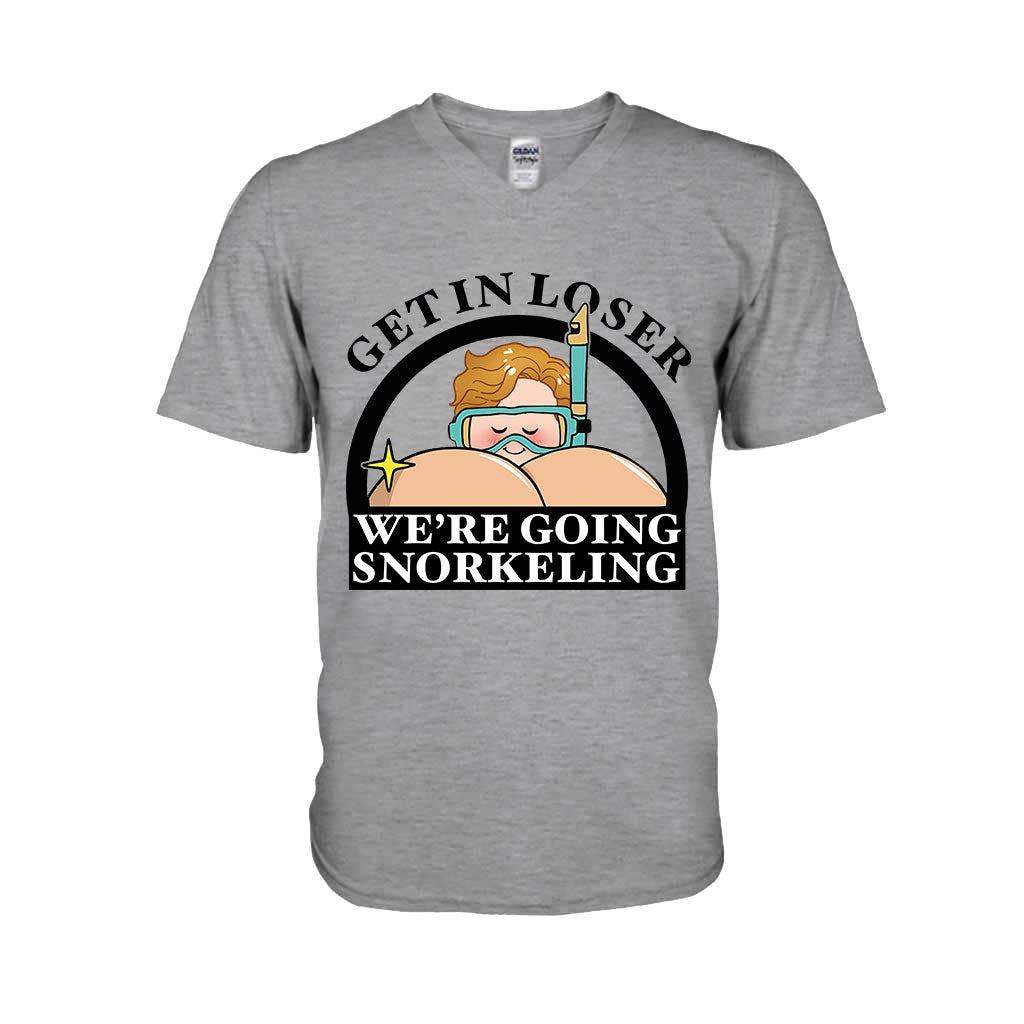 „Get In Loser“ – Lustiges Schnorchler-Shirt und personalisierter Tauch-Hoodie