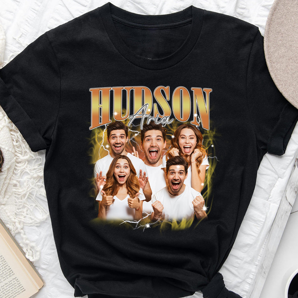 Custom Text And Photos - gift for anyone - Personalized T-shirt And Hoodie