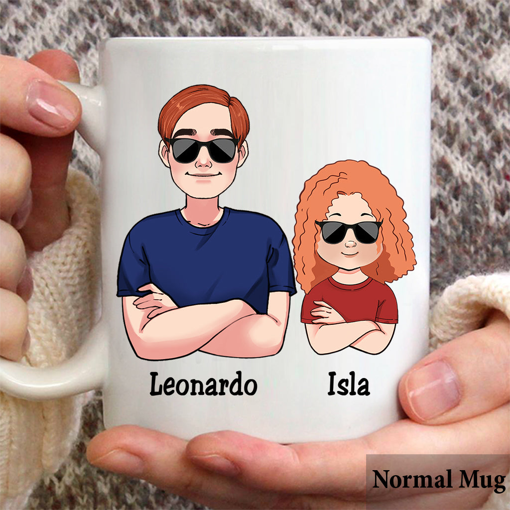 Como Padre Como Hija Oh Mierda - Personalized Father Mug