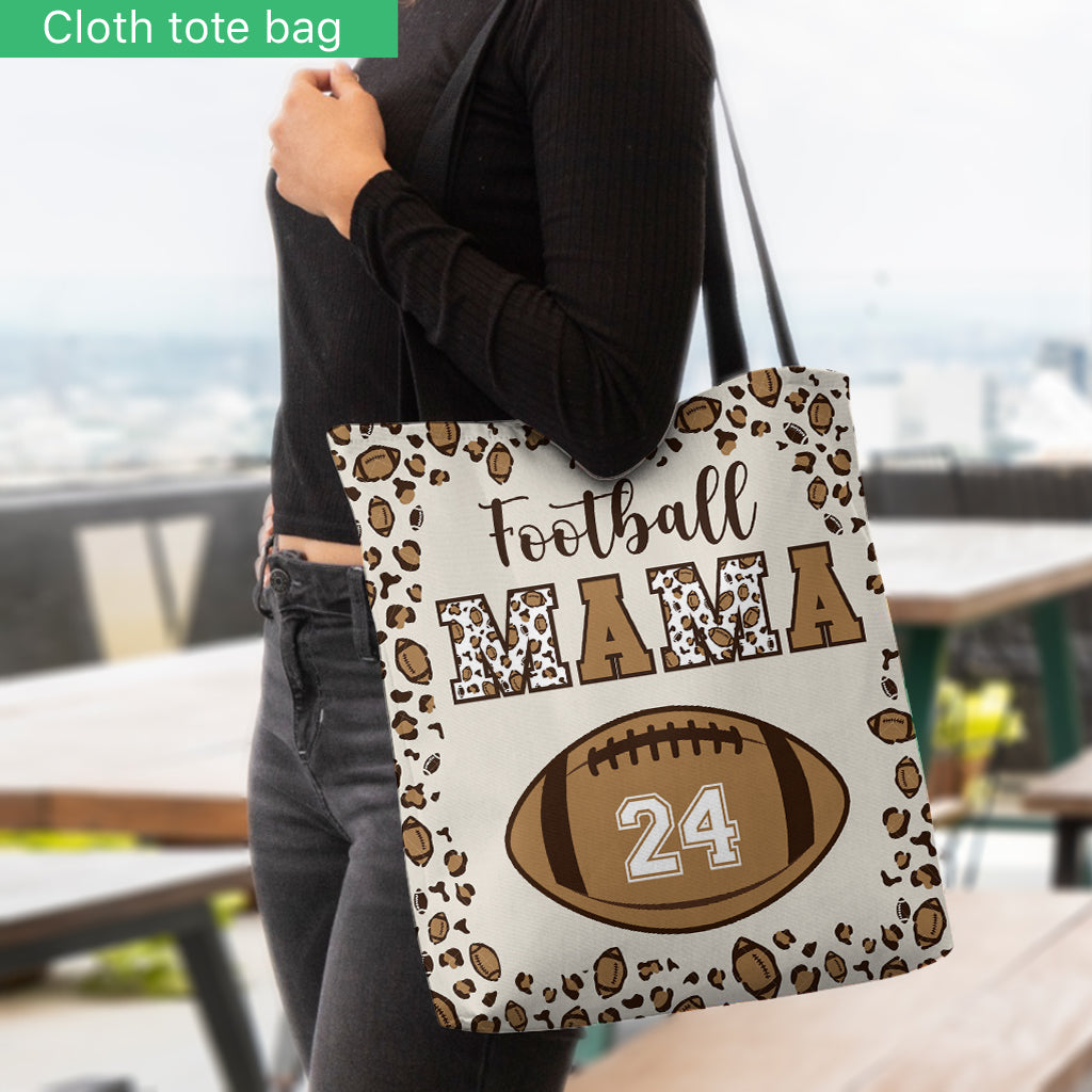 Football Mom - Personalized Football Tote Bag