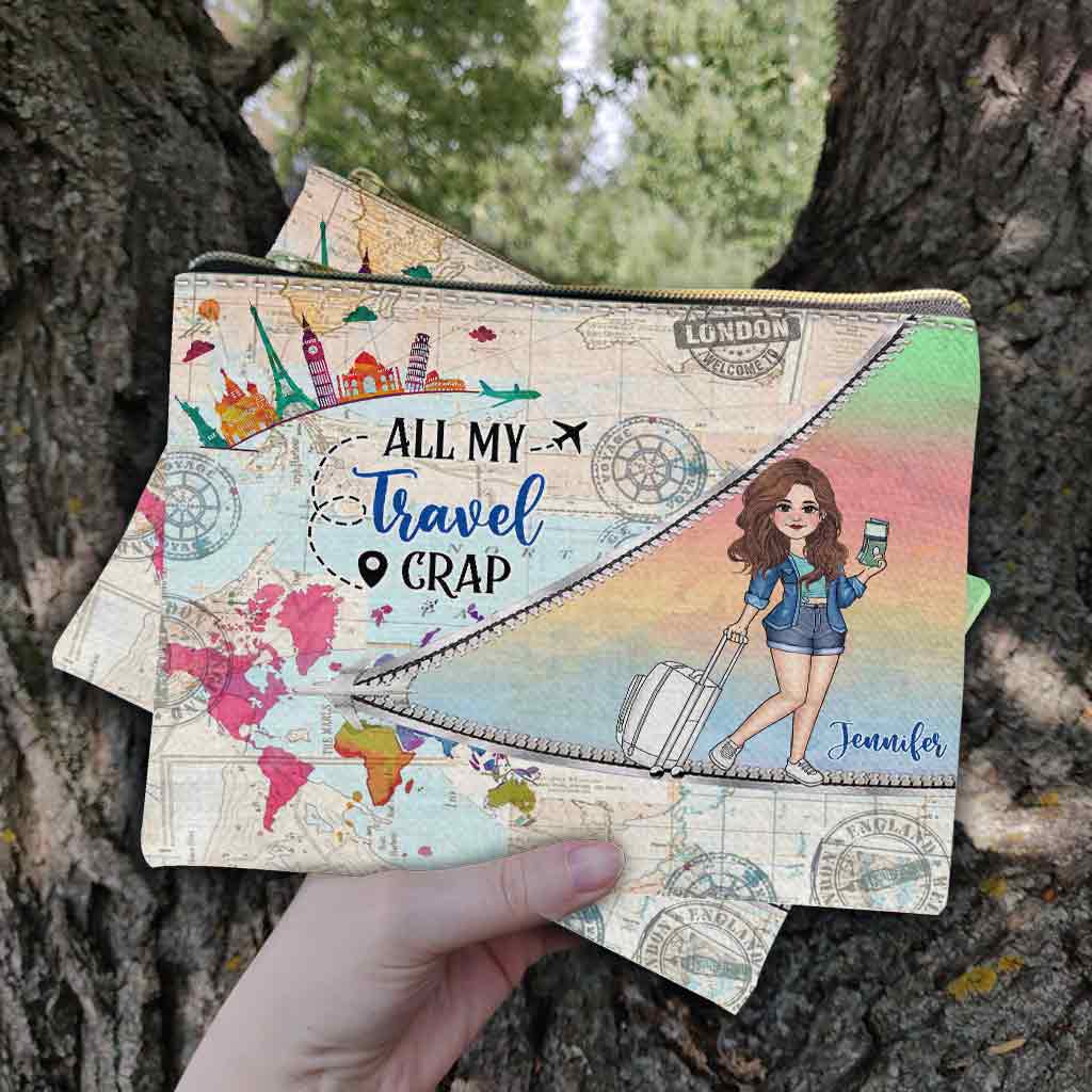 All My Travel Crap - Personalized Travelling Pouch