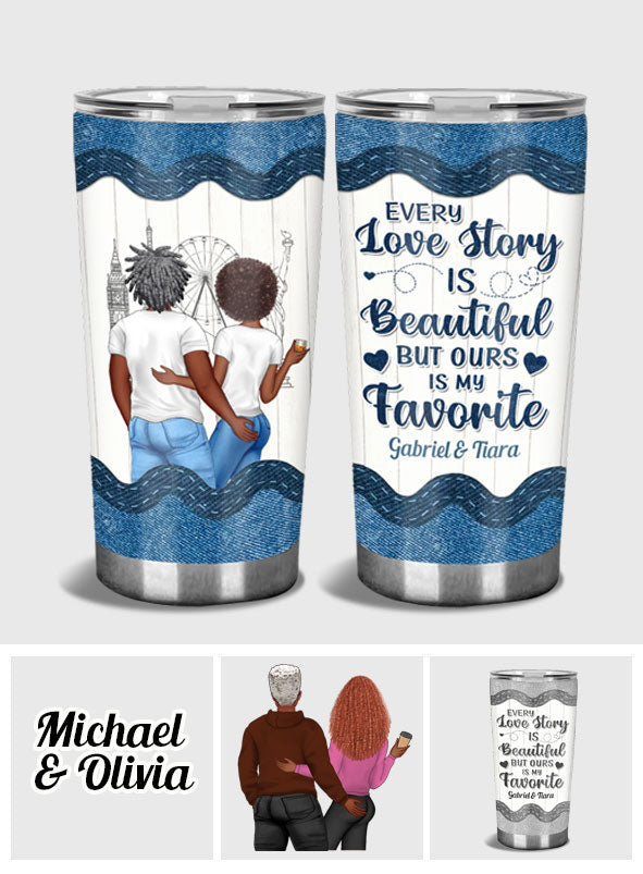 Unserer ist mein Favorit – personalisierter Becher für Afroamerikaner