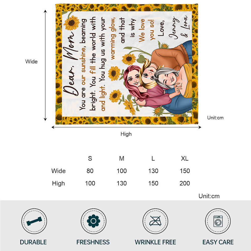 You Are My Sunshine - Personalized Mother Blanket