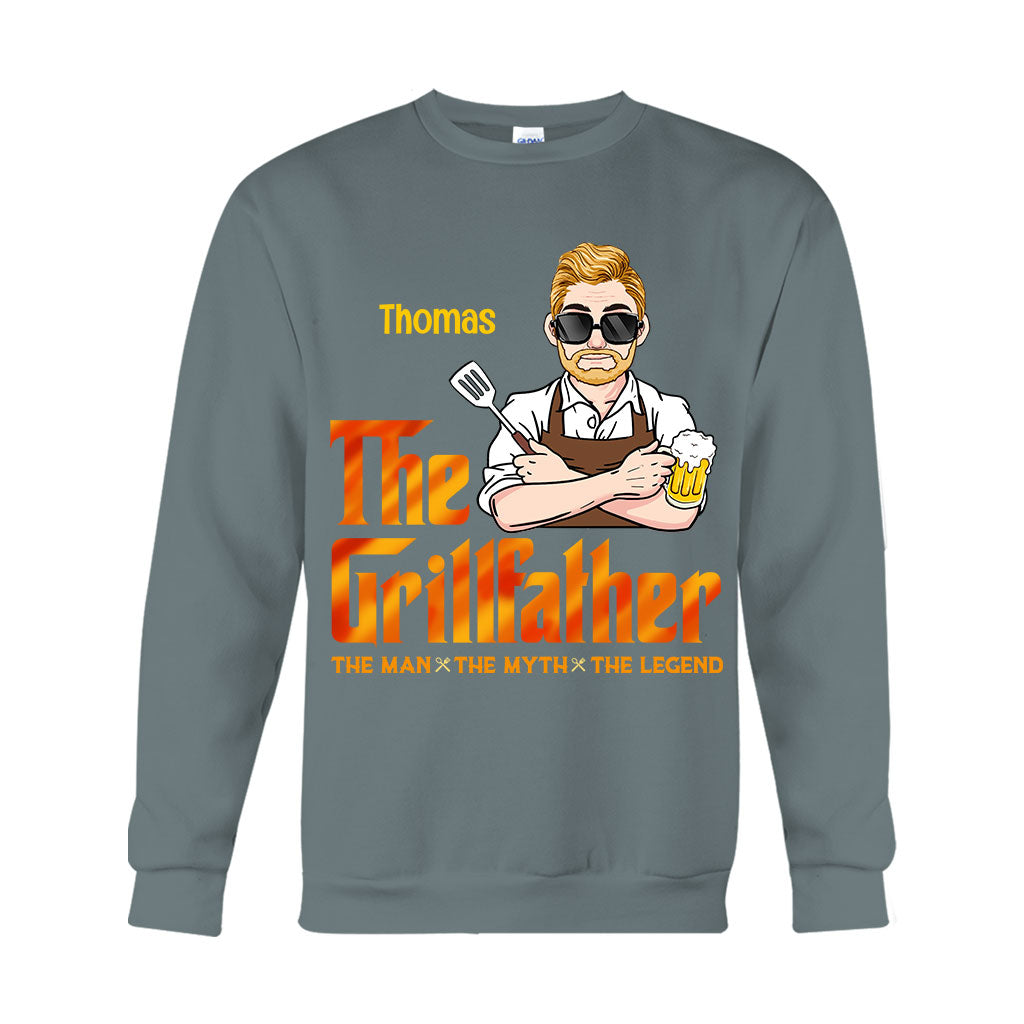 Le Père Grill - T-shirt et sweat à capuche personnalisés pour les passionnés de grillades