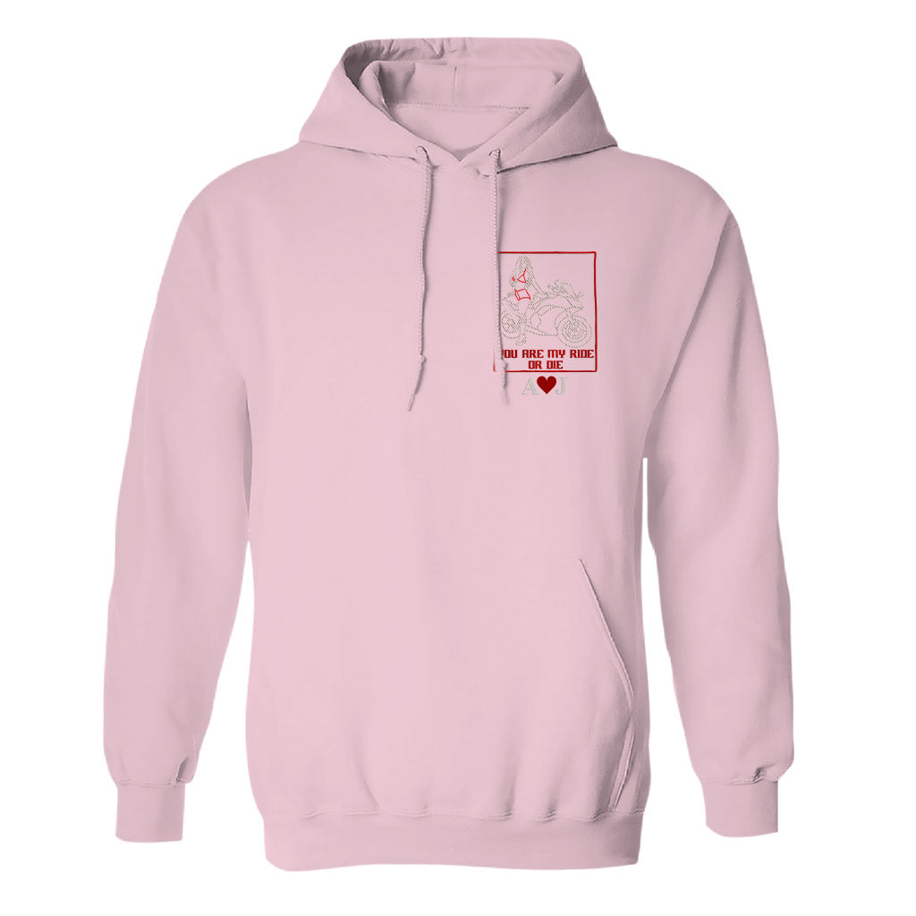 Ride Or Die – Personalisierter Biker-Hoodie mit Stickerei