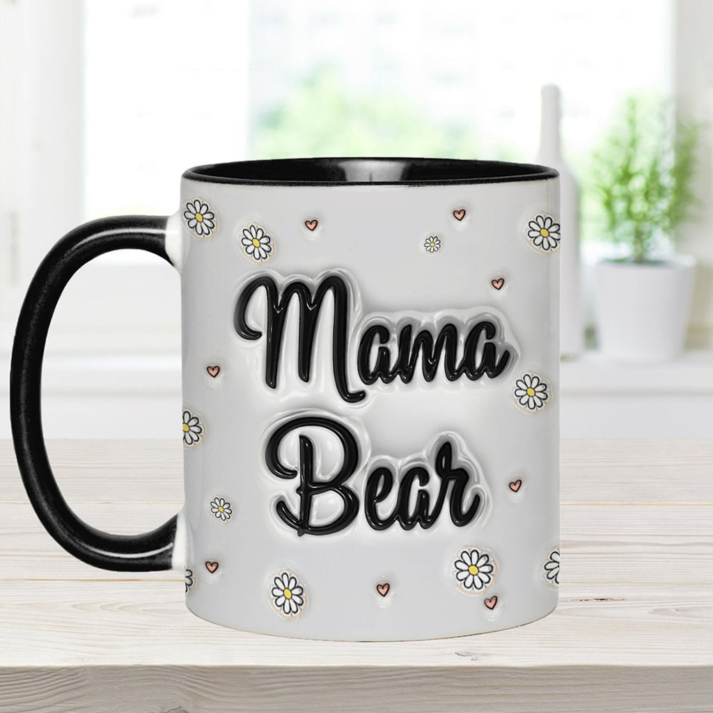 Mama Bear Inflated - Personalized Mother Accent Mug