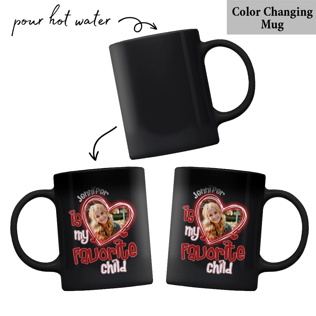 Mom's Favorite Child - Personalized Mother Mug