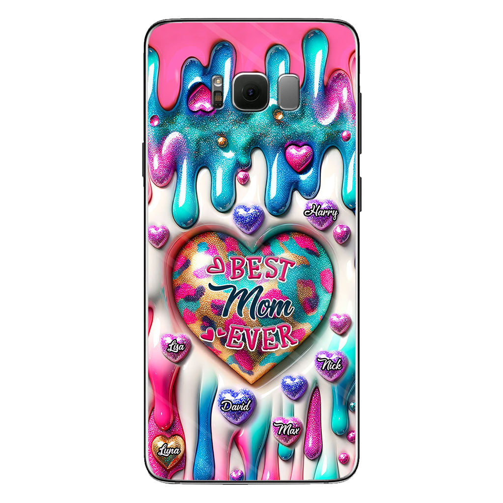 Best Mom Grandma Ever - Personalized Mother Clear Phone Case