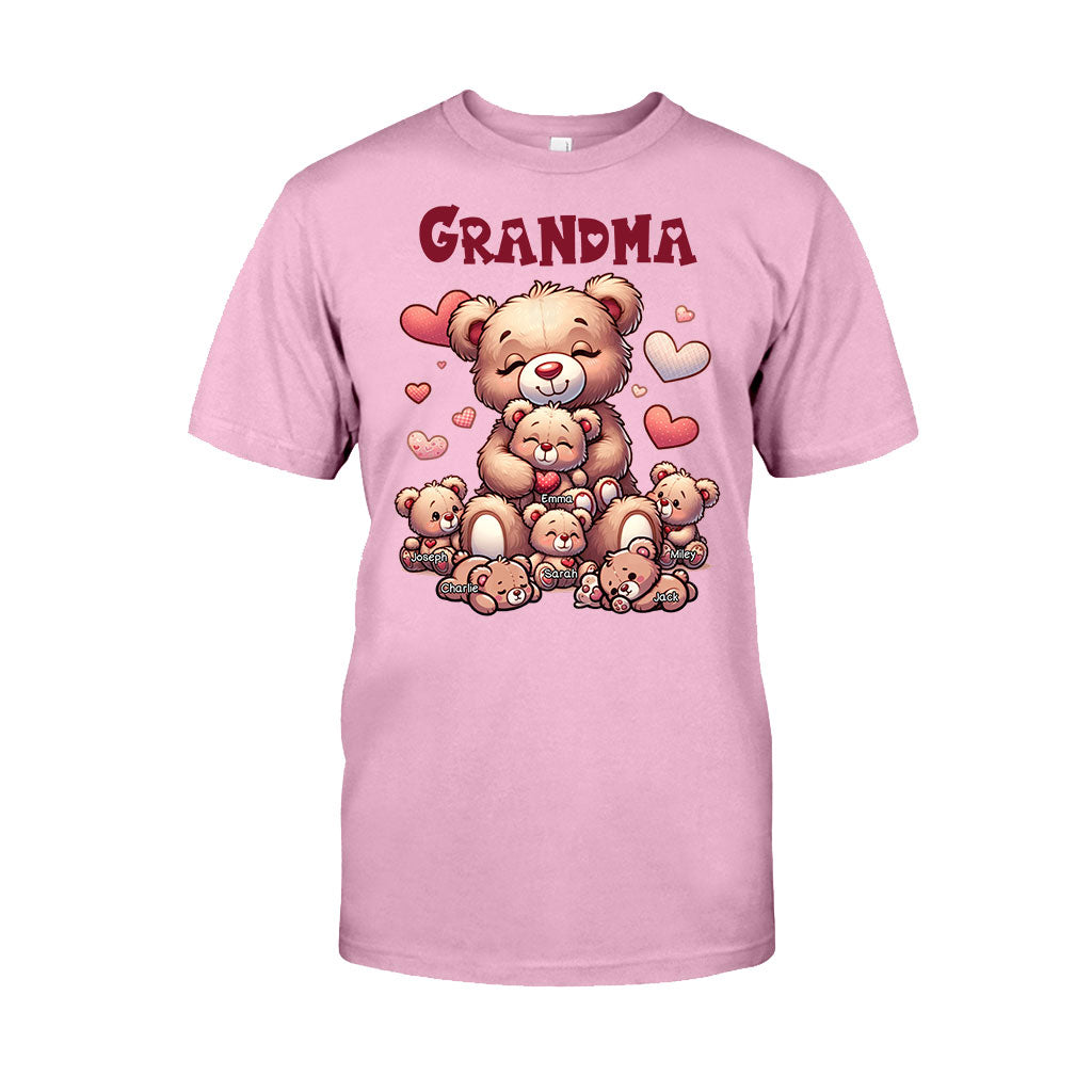 Grandma Bear - Personalized Grandma T-shirt And Hoodie