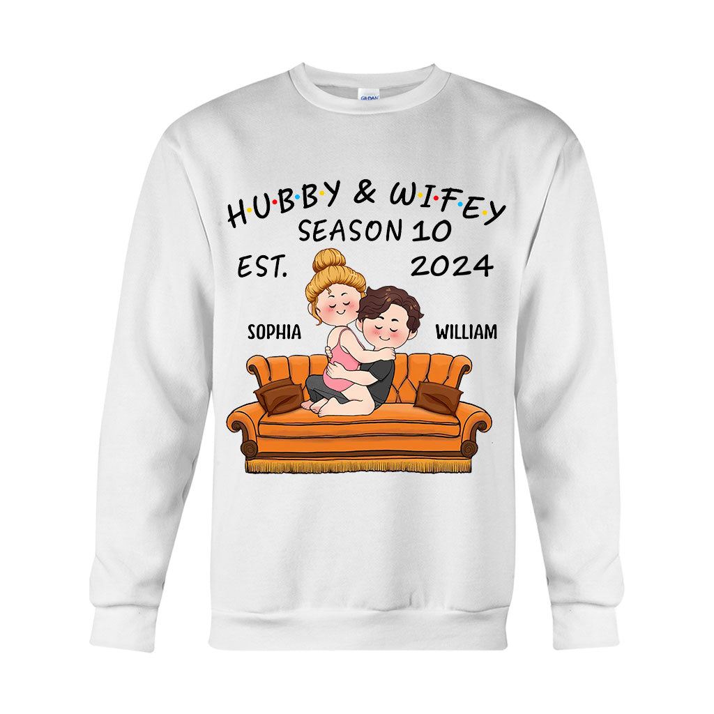 Hubby & Wifey - Personalized Husband And Wife T-shirt And Hoodie