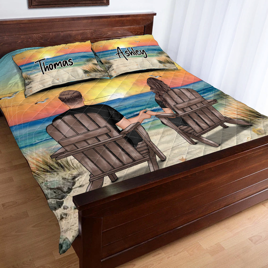 We Got This Twilight Version - Personalized Couple Quilt Set