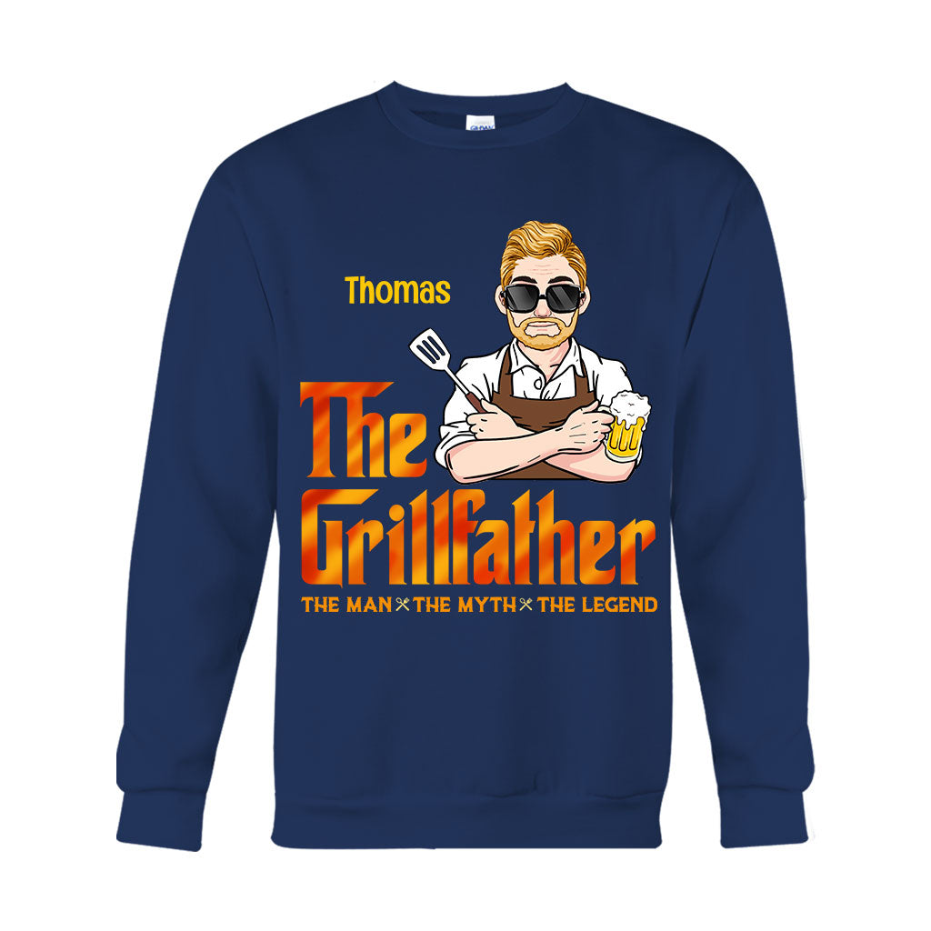 Le Père Grill - T-shirt et sweat à capuche personnalisés pour les passionnés de grillades