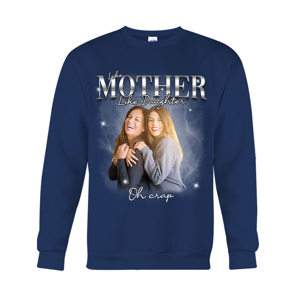 Like Mother Father Like Son Daughter Oh - Personalized Mother T-shirt And Hoodie