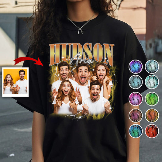 Custom Text And Photos - gift for anyone - Personalized T-shirt And Hoodie