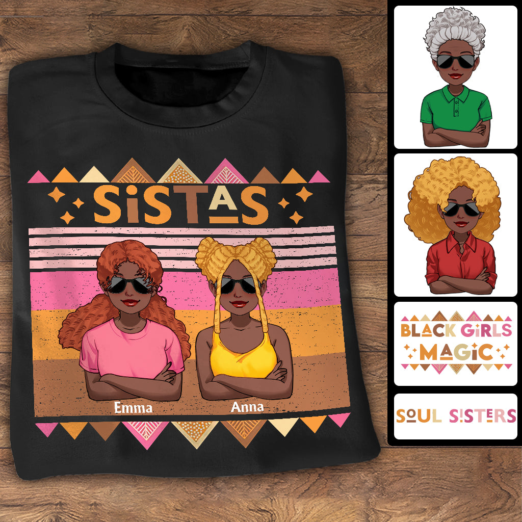 Black Girl Magic - T-shirt et sweat à capuche personnalisés pour afro-américaines