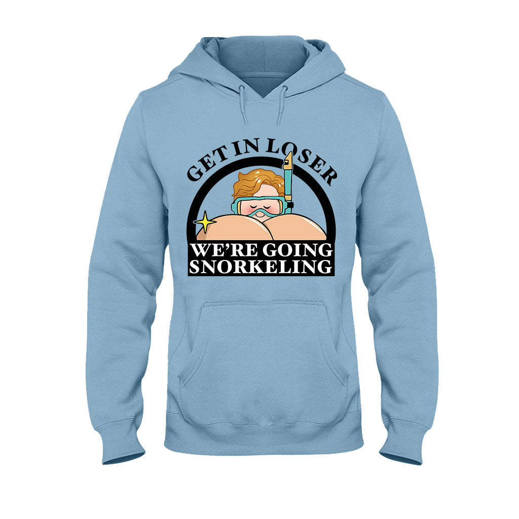„Get In Loser“ – Lustiges Schnorchler-Shirt und personalisierter Tauch-Hoodie