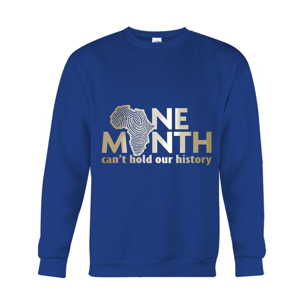 Un mois ne suffit pas à contenir notre histoire - T-shirt et sweat à capuche afro-américain