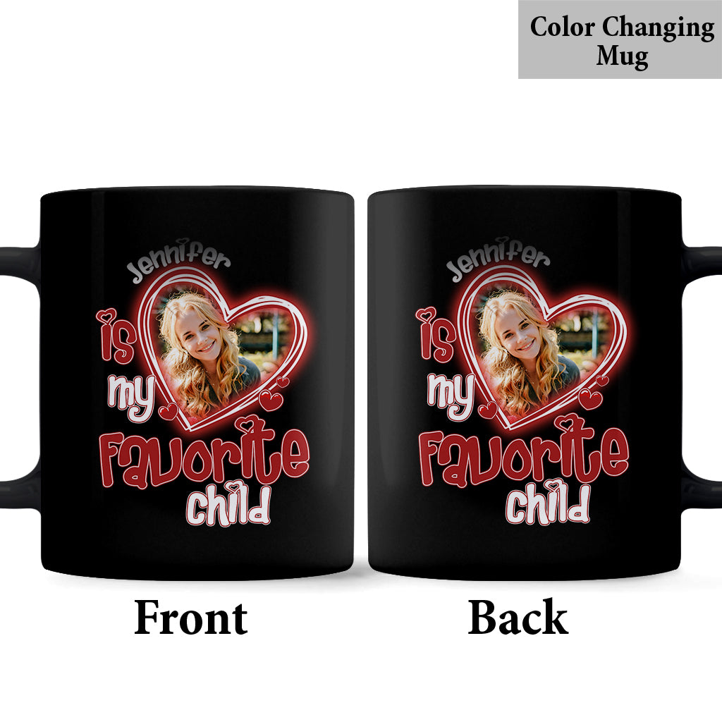 Mom's Favorite Child - Personalized Mother Mug