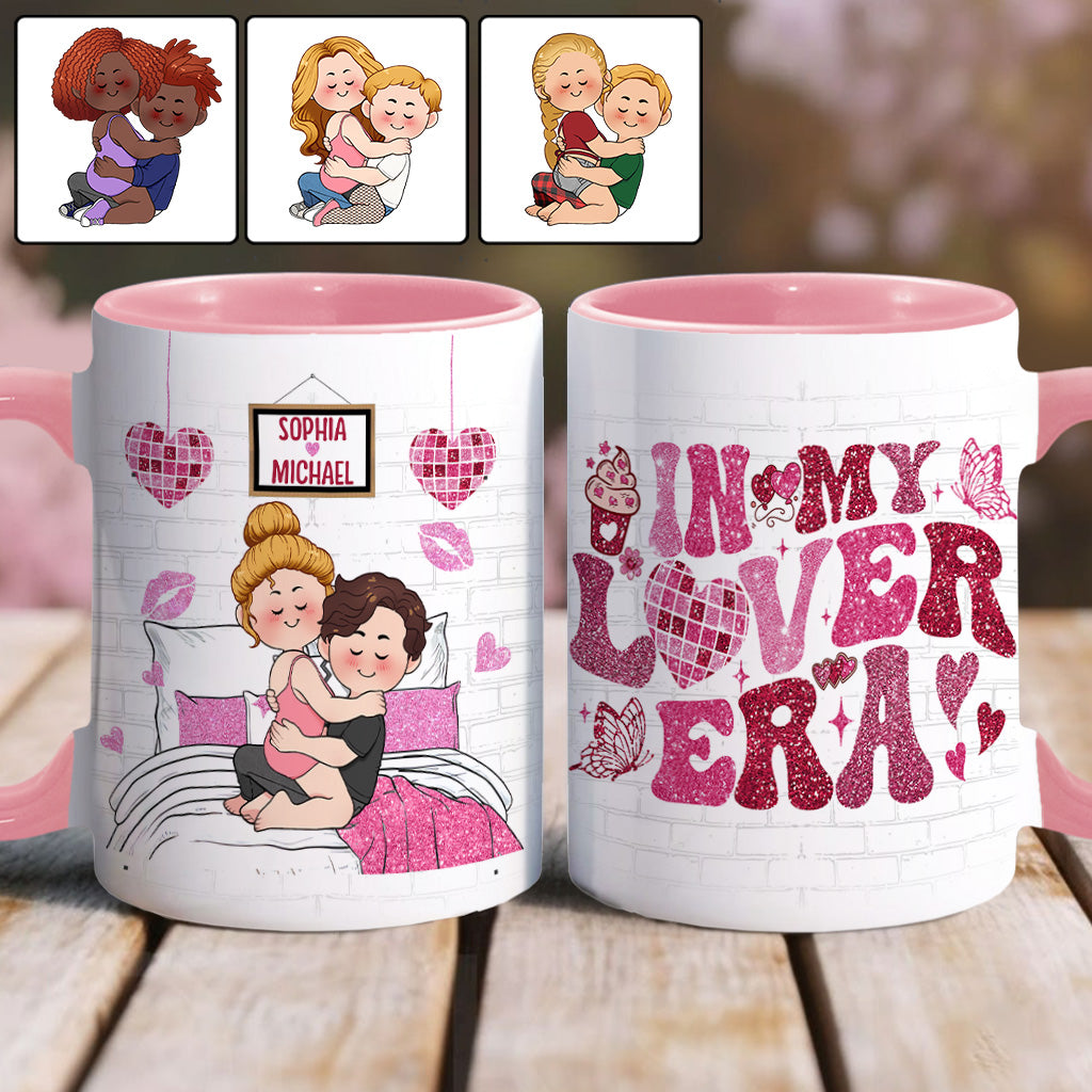 In My Lover Era - Personalized Couple Accent Mug