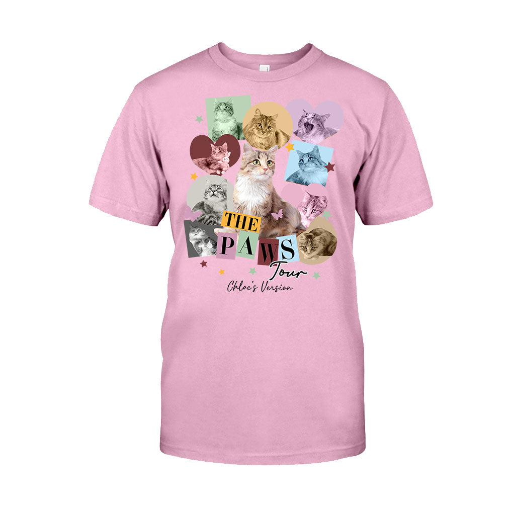 Die Paws Tour – Haustierversion – Personalisiertes Katzen-T-Shirt und Hoodie