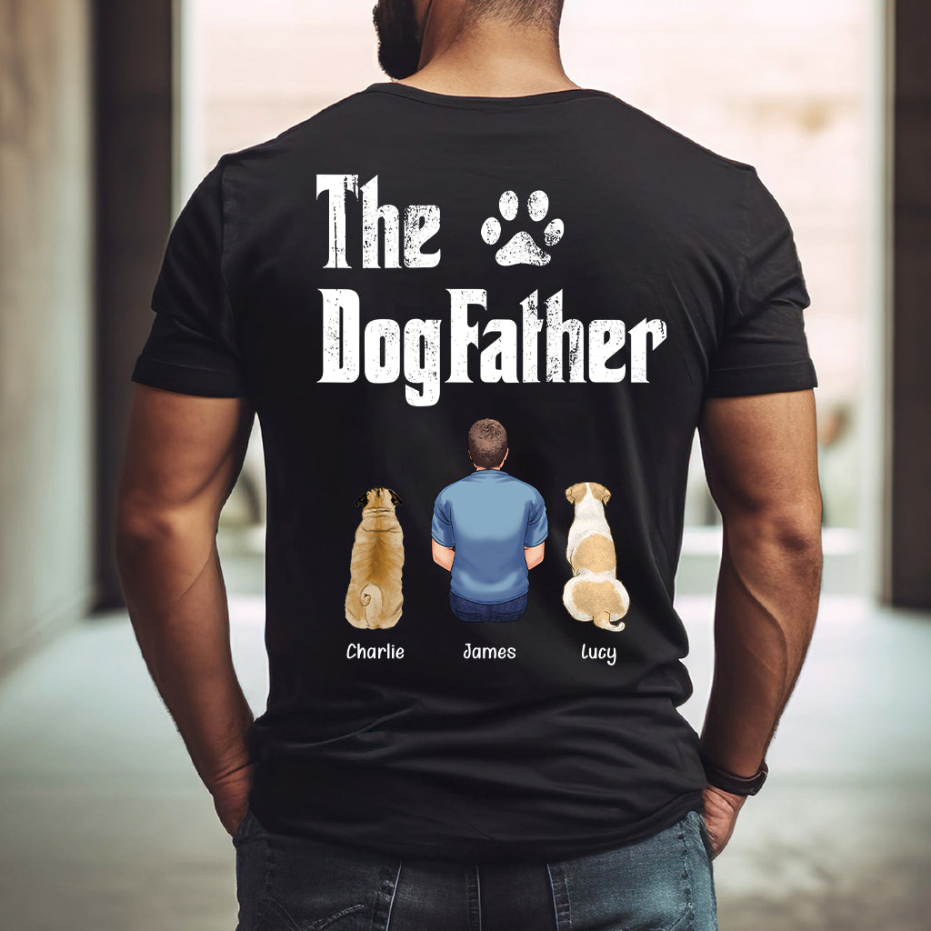 The Dog/Cat Father - Personalized Father T-shirt and Hoodie
