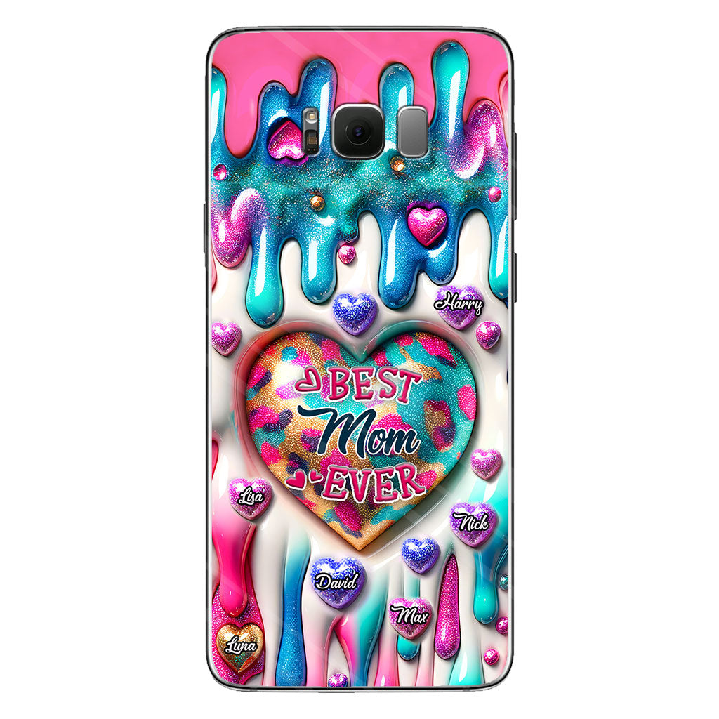 Best Mom Grandma Ever - Personalized Mother Clear Phone Case