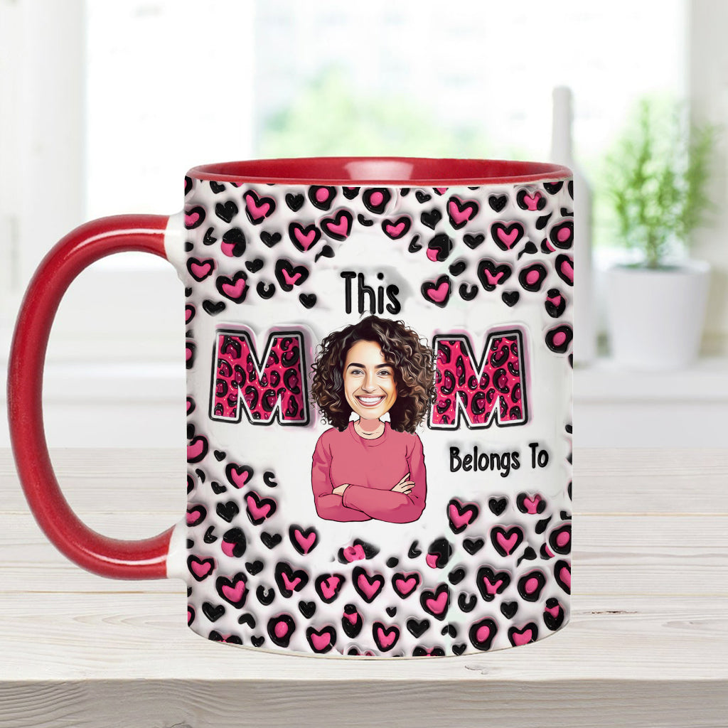 This Mom Belongs To - Personalized Mother Accent Mug