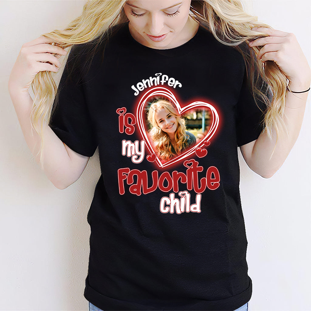 Mom's Favorite Child - Personalized Mother T-shirt And Hoodie