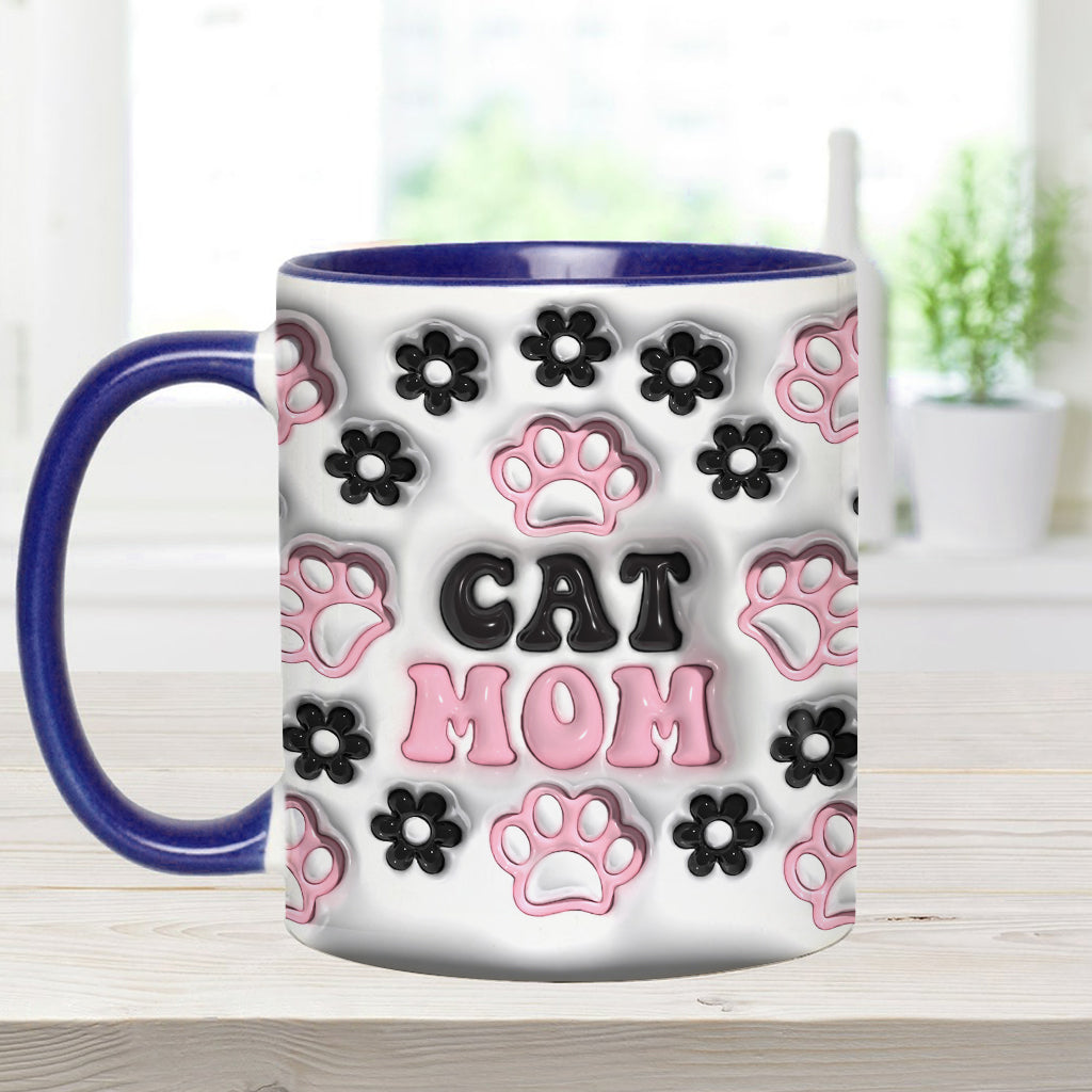 Maman de chien, maman de chat, papa de chien… - Mug personnalisé avec motif chien