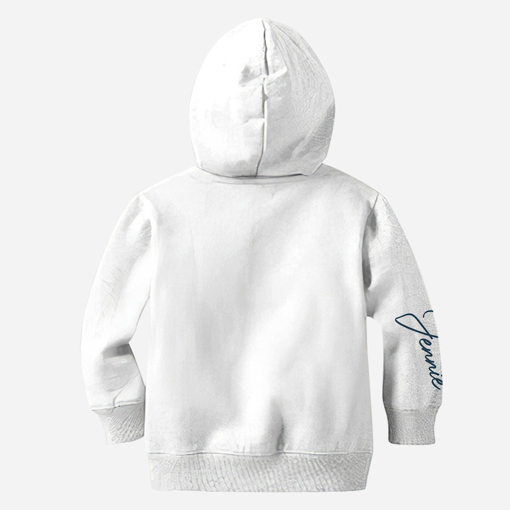 Volleyball Mom With Any Kid Name & Number - Personalized Volleyball All Over Shirt