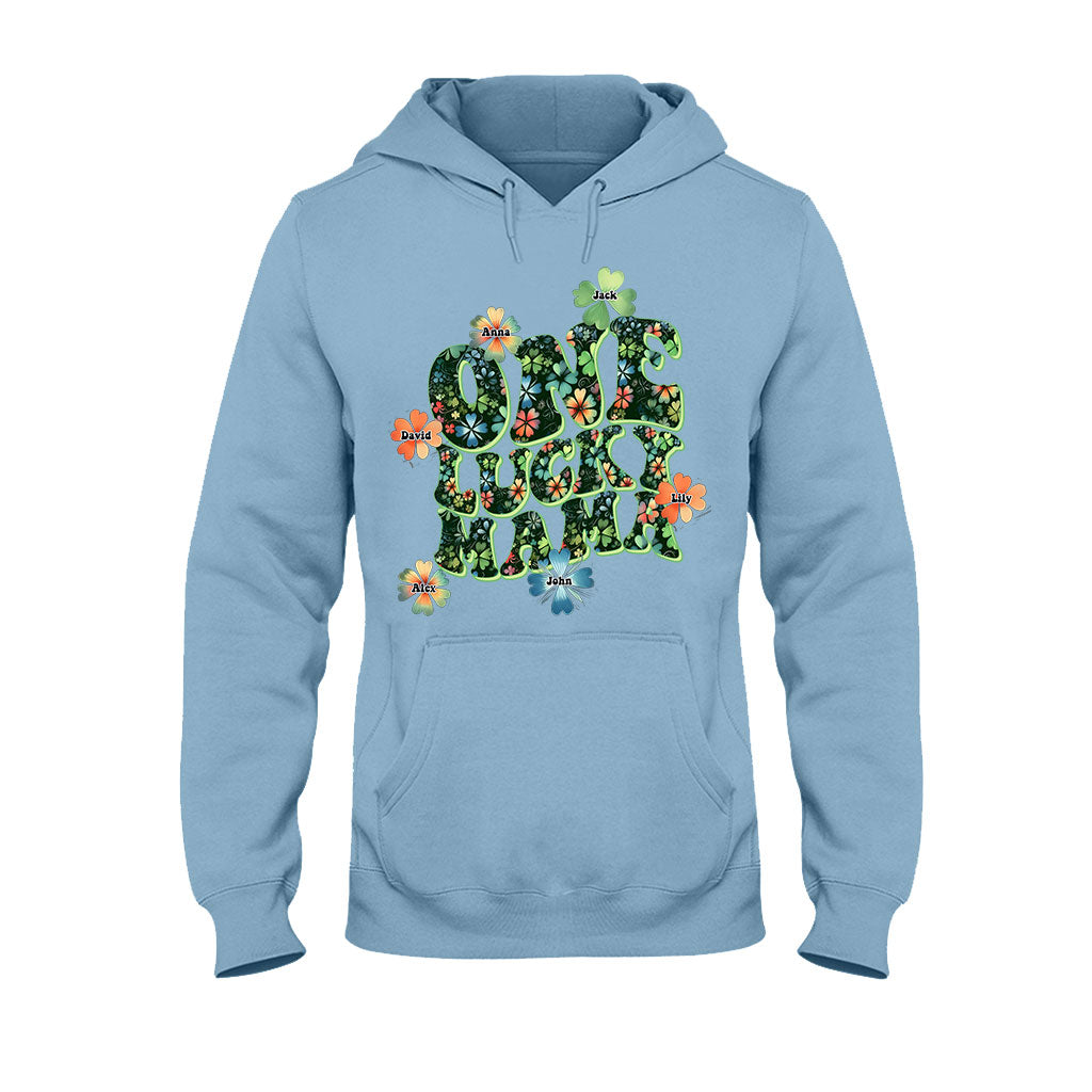 One Lucky Mama - Personalized Mother T-shirt And Hoodie