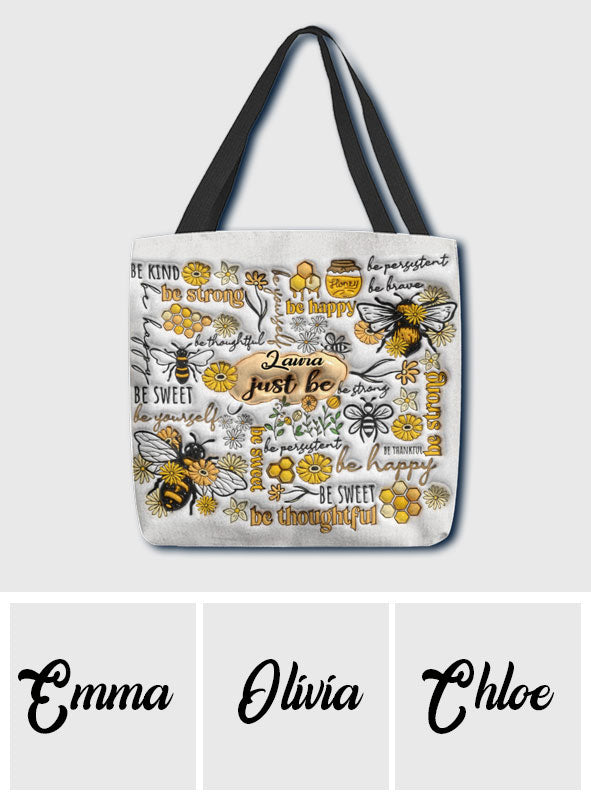Soyez heureux - Sac fourre-tout personnalisé