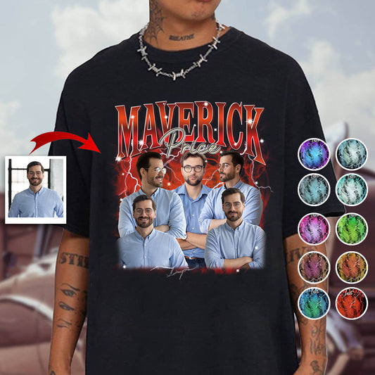 Custom Text And Photos - gift for anyone - Personalized T-shirt And Hoodie