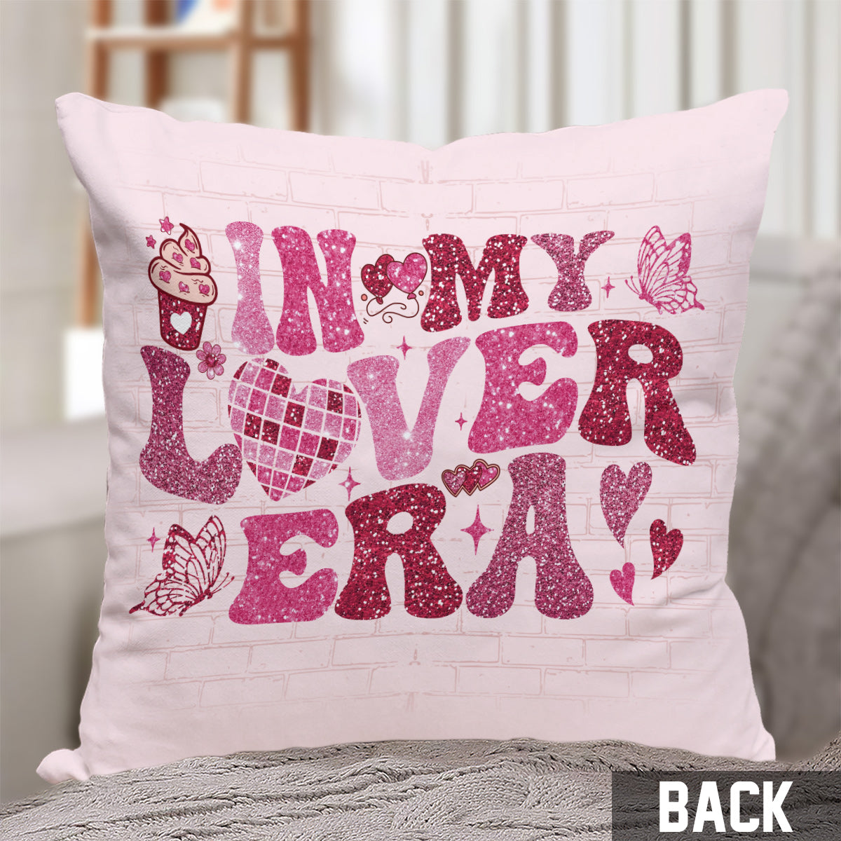 In My Lover Era - Personalized Couple Throw Pillow