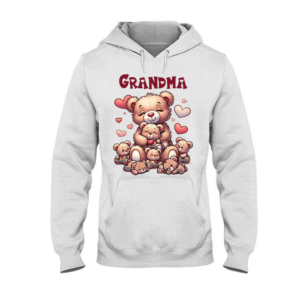 Grandma Bear - Personalized Grandma T-shirt And Hoodie