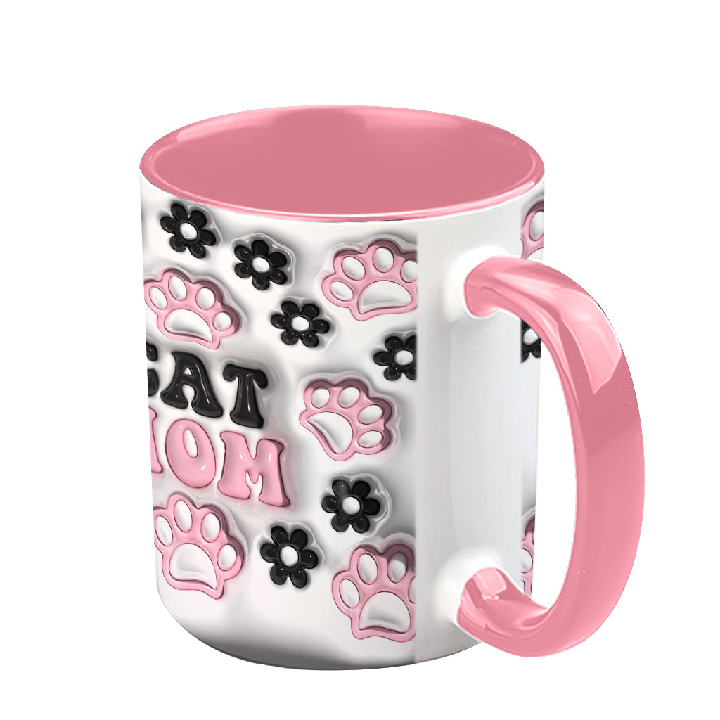 Maman de chien, maman de chat, papa de chien… - Mug personnalisé avec motif chien