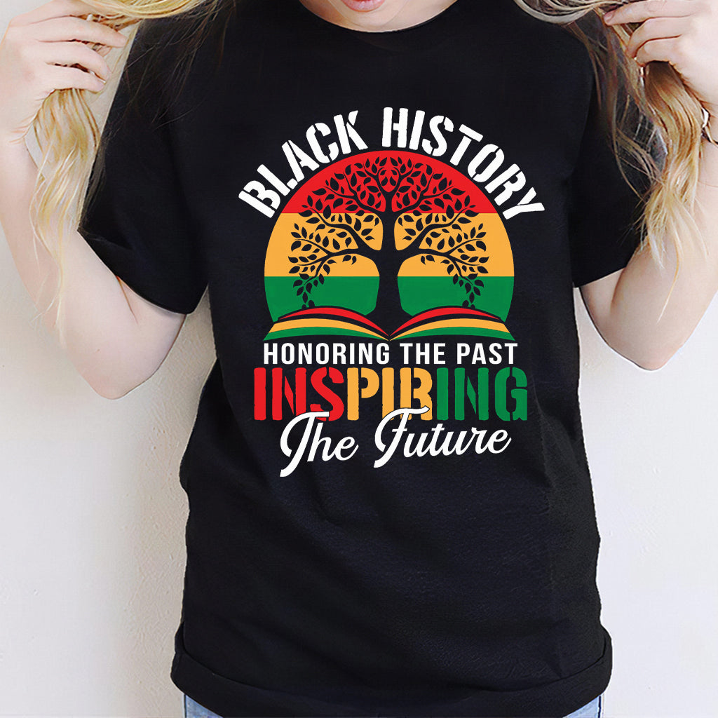 Schwarze Geschichte: Die Vergangenheit ehren, die Zukunft inspirieren – Personalisiertes T-Shirt und Hoodie für Afroamerikaner