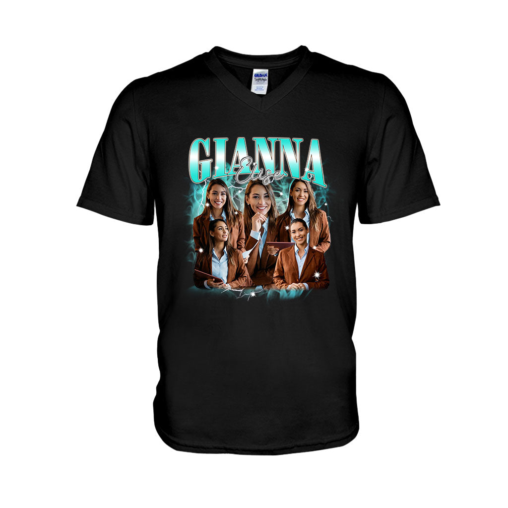 Custom Text And Photos - gift for anyone - Personalized T-shirt And Hoodie