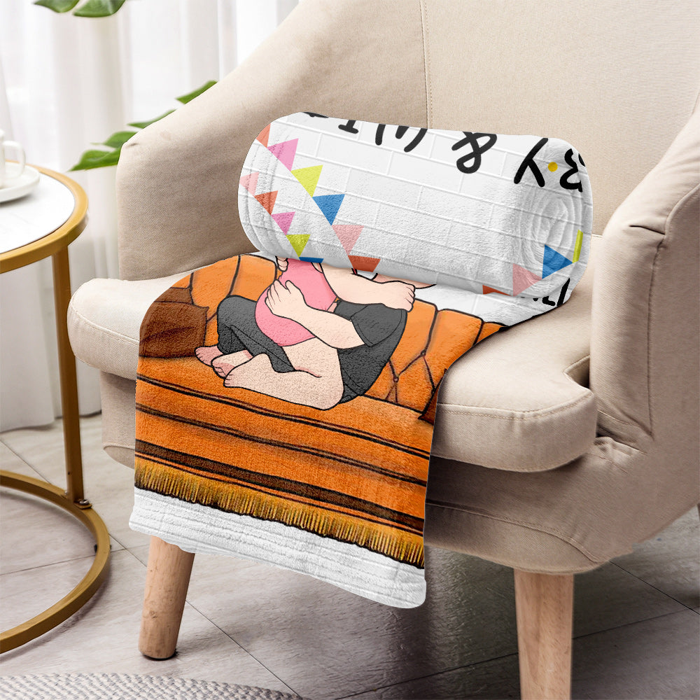 Hubby & Wifey - Personalized Husband And Wife Blanket