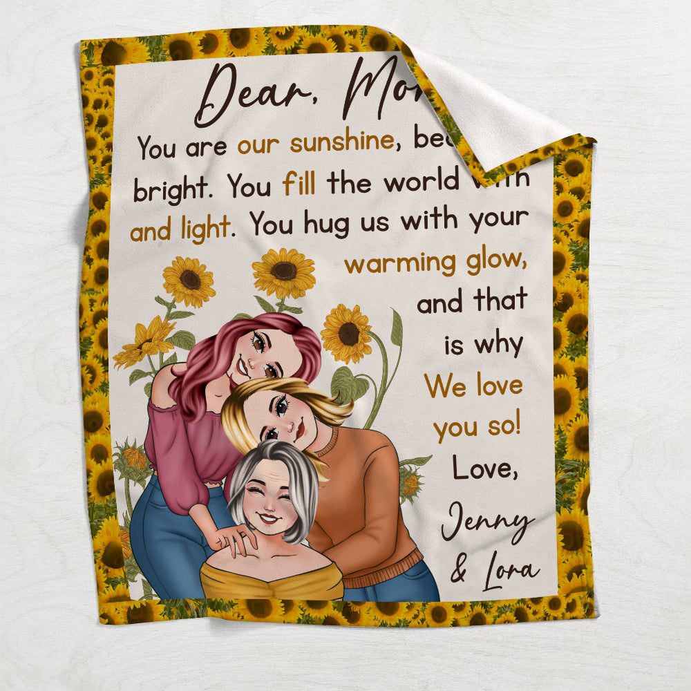 You Are My Sunshine - Personalized Mother Blanket