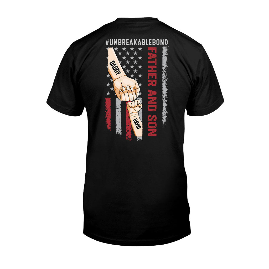 Father Son Unbreakable Bon - Personalized Father T-shirt and Hoodie