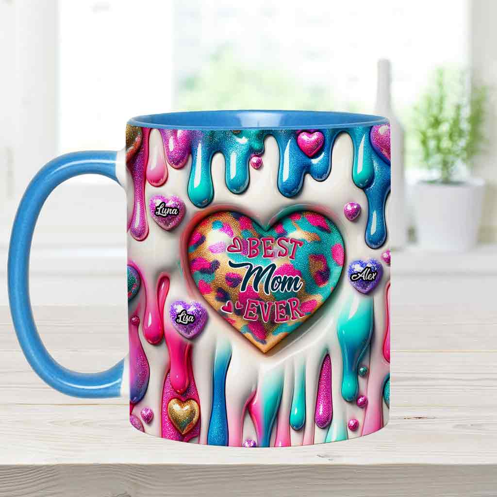 Best Mom Grandma Ever - Personalized Mother Accent Mug